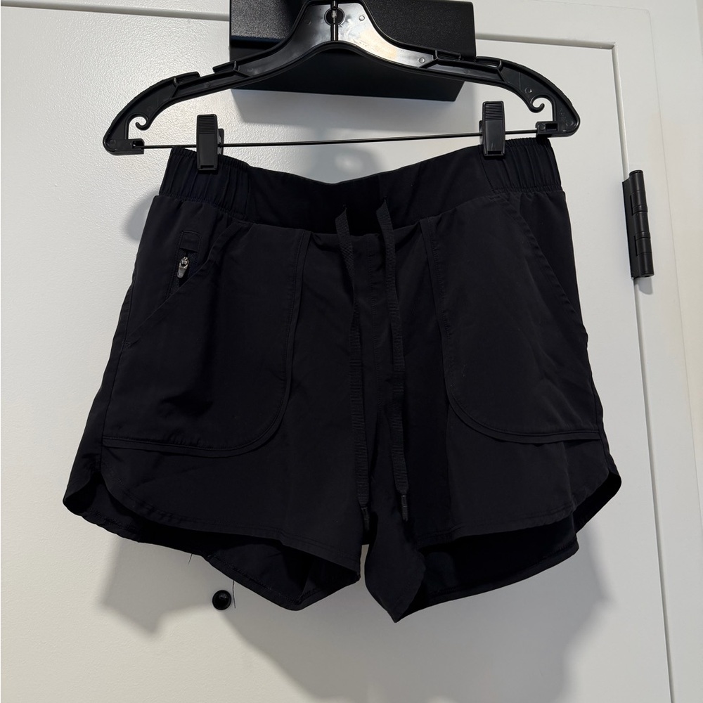 all in motion Black Drawstring Athletic Shorts